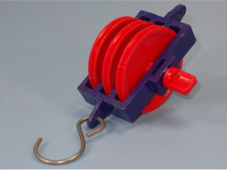 Triple Moving Pulleys, Made of ABS Material Triple Moving Pulleys, Made of ABS Material